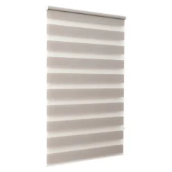 Sale GoodHome Store enrouleur jour / nuit sans perçage Elin 2 gris perle l.80 x H.180cm