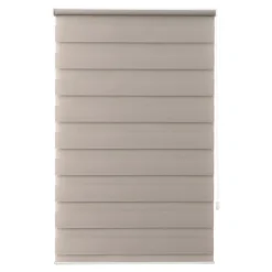 Sale GoodHome Store enrouleur jour / nuit sans perçage Elin 2 gris perle l.80 x H.180cm