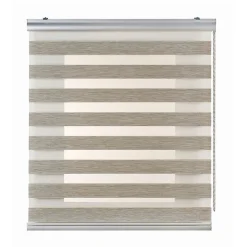 Clearance Storesdeco Store Enrouleur Jour Nuit Premium Finitions en Aluminium Beige 200 x 250 cm
