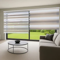 Clearance Storesdeco Store Enrouleur Jour Nuit Drop double tissage Tricolore 160X250
