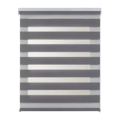 Clearance Storesdeco Store Enrouleur Jour Nuit Drop double tissage Gris 180X250