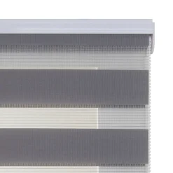 Clearance Storesdeco Store Enrouleur Jour Nuit Drop double tissage Gris 180X250