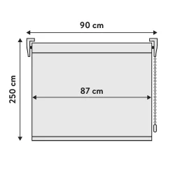 Hot Viewtex Store Enrouleur Occultant Ivoire 90 X 250cm ,