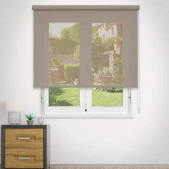 Viewtex Store Enrouleur Screen Degré d'ouverture 10% Pebble 135 X 250cm ,* Store Enrouleur Tamisant
