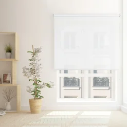 Viewtex Store Enrouleur Screen Degré d'ouverture 10% Blanc 105 X 190cm ,* Store Enrouleur Tamisant