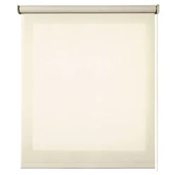 Clearance Storesdeco Store enrouleur screen premium en tissu technique, alu, tube renforcé 38 mm, haute qualité Beige 80x250 cm
