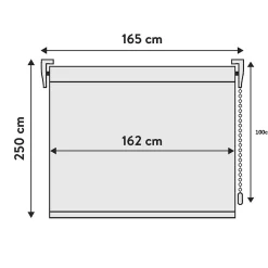 Viewtex Store Enrouleur Tamisant Trends Gris 165 X 250cm,* Store Enrouleur Tamisant