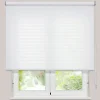 Viewtex Store Enrouleur Tamisant Pasodoble Blanc et Marron 90 X 250cm ,* Store Enrouleur Tamisant
