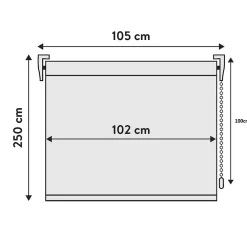Best Viewtex Store Enrouleur Tamisant Trends Vieux rose 105 X 250cm,