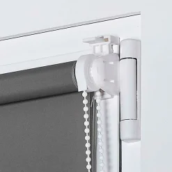 Clearance Storesdeco Store Enrouleur Tamisant sans perçage EasyFix Gris 90 x 180 cm