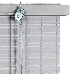 Ballauff Store enrouleur tamisant bois gris clair H.200 x 100cm