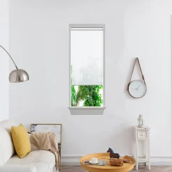 Sale GoodHome Store enrouleur voile sans perçage Asthall blanc l.45 x H.140cm