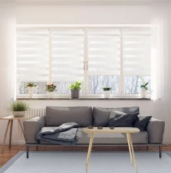 Storesdeco Stores enrouleurs motorisés screen premium, tissu technique, moteur, télécommande, Gris 140x250 cm* Store Enrouleur Tamisant
