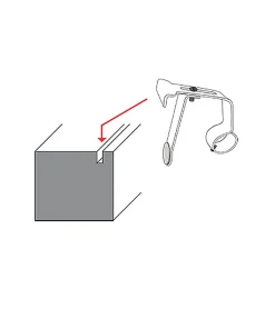 Best Secodir Support Barre à Rideaux Sans Perçage - Coffre Volet Roulant - Tringle diamètre 25-28 mm