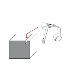 Best Heraud Support de barre à rideau nickel mat diamètre 20 pour coffre sans perçage - Nickel mat
