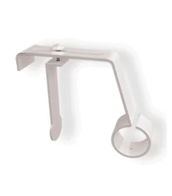 Heraud Support de barre à rideau blanc diamètre 20 pour coffre sans perçage - Blanc* Tringle À Rideau À Composer