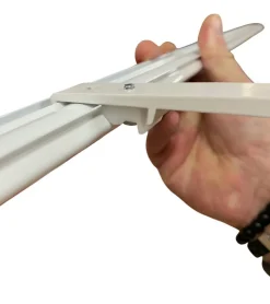 Secodir Support de fixation murale pour tringle rideau rail L75 mm* Rail À Rideaux