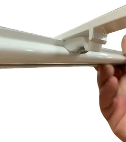 Secodir Support de fixation murale pour tringle rideau rail L75 mm* Rail À Rideaux