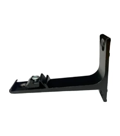 Discount Secodir Support Mural Laqué pour Rail - Équerre Acier L. 10 cm