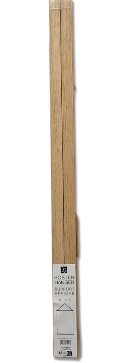 Best Ariane Support pour affiche suspendue effet bois l.60