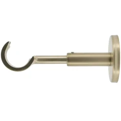 Mobois Support tige ouvert tringle à rideau extensible Easy fix métal doré Ø20/28mm L.115/150mm* Tringle À Rideau À Composer