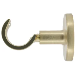 Mobois Support tige ouvert tringle à rideau Easy fix métal doré mat Ø20/28mm L.60mm* Tringle À Rideau À Composer