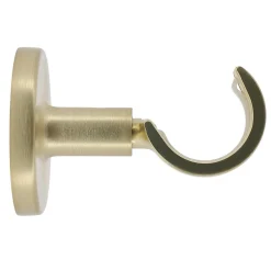Mobois Support tige ouvert tringle à rideau Easy fix métal doré mat Ø20/28mm L.60mm* Tringle À Rideau À Composer