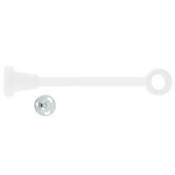 Outlet Mobois Support tringle à rideau bois de hêtre blanc Ø28 cm L.100/300mm