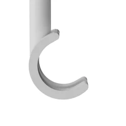 New GoodHome Support tringle à rideau long à percer Anafi métal blanc Ø19/28mm
