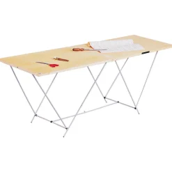 Ocai Table à tapisser pin massif 198 x 58,8 x 2 cm* Outils Du Tapissier