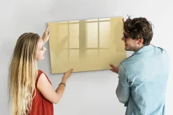 Best Wallfluent Tableau Aimanté Tulup 90x60 cm Couleur crème D'organisation Mural
