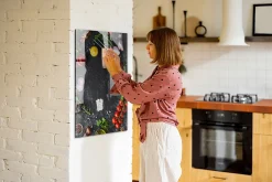 Wallfluent Tableau Aimanté Tulup 60x90 cm Ingrédients pour pizza D'organisation Mural* Pêle-Mêle Et Pense Bête
