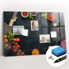 Wallfluent Tableau Aimanté 90x60 cm Accessoires de cuisine Marqueur blanc D'organisation Mural* Pêle-Mêle Et Pense Bête