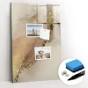 Wallfluent Tableau Aimanté 40x60 cm Marbre scintillant Marqueur noir D'organisation Mural* Pêle-Mêle Et Pense Bête