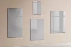 Wallfluent Tableau Aimanté 70x100 cm Couleur gris clair Marqueur noir D'organisation Mural* Pêle-Mêle Et Pense Bête