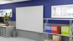 ALLboards Tableau Blanc Magnétique Effaçable à Sec avec Cadre en Aluminium Premium EXPO 40x30cm* Pêle-Mêle Et Pense Bête