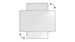 ALLboards Tableau Blanc Magnétique Effaçable à Sec avec Cadre en Aluminium Premium EXPO 40x30cm* Pêle-Mêle Et Pense Bête