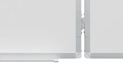 Sale ALLboards Tableau Blanc Scolaire Type Triptyque avec Cadre en Aluminium 150x100cm//300cm