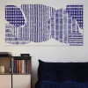 Acte Déco Tableau canopée bleu en toile imprimée, 90x60 cm* Pêle-Mêle Et Pense Bête