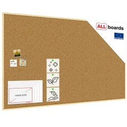 ALLboards Tableau en Liège avec Cadre en Bois 200x120cm