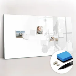 Wallfluent Tableau Magnétique Mural 120x60 cm Carte de l'europe Marqueur noir Panneau Mémo Décoratif* Pêle-Mêle Et Pense Bête