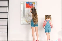 Wallfluent Tableau Magnétique Mural 70x100 cm Marbre décoratif Marqueur noir Idéal Bureau Et Maison* Pêle-Mêle Et Pense Bête