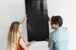 Wallfluent Tableau Magnétique Mural 60x120 cm Rocher sombre Marqueur blanc Idéal Bureau Et Maison* Pêle-Mêle Et Pense Bête