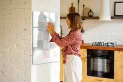 Wallfluent Tableau Magnétique Mural 70x100 cm Planificateur annuel Marqueur noir Idéal Bureau Et Maison* Pêle-Mêle Et Pense Bête