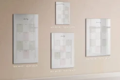 Wallfluent Tableau Magnétique Mural 70x100 cm Planificateur annuel Marqueur noir Idéal Bureau Et Maison* Pêle-Mêle Et Pense Bête