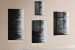 Wallfluent Tableau Magnétique Tulup 70x100 cm Fumée En Verre De Planification* Pêle-Mêle Et Pense Bête