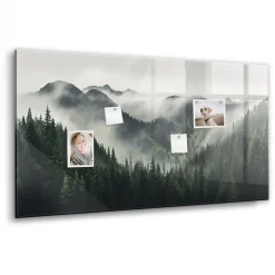 Wallfluent Tableau Magnétique Tulup 120x60 cm Paysage forestier Mémos & Organisation* Pêle-Mêle Et Pense Bête