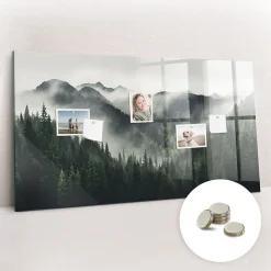 Wallfluent Tableau Magnétique Tulup 120x60 cm Paysage forestier Mémos & Organisation* Pêle-Mêle Et Pense Bête