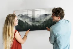 Wallfluent Tableau Magnétique Tulup 120x60 cm Paysage forestier Mémos & Organisation* Pêle-Mêle Et Pense Bête