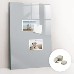 Wallfluent Tableau Magnétique Tulup 40x60 cm Couleur gris clair Mémos & Organisation* Pêle-Mêle Et Pense Bête